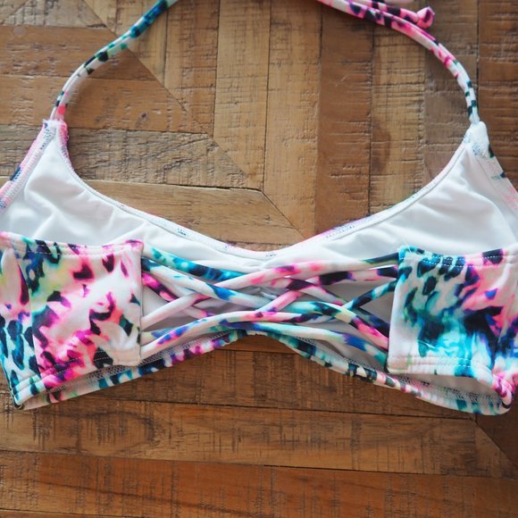 Tie dye Victoria's Secret PINK bikini top - Picture 2 of 3